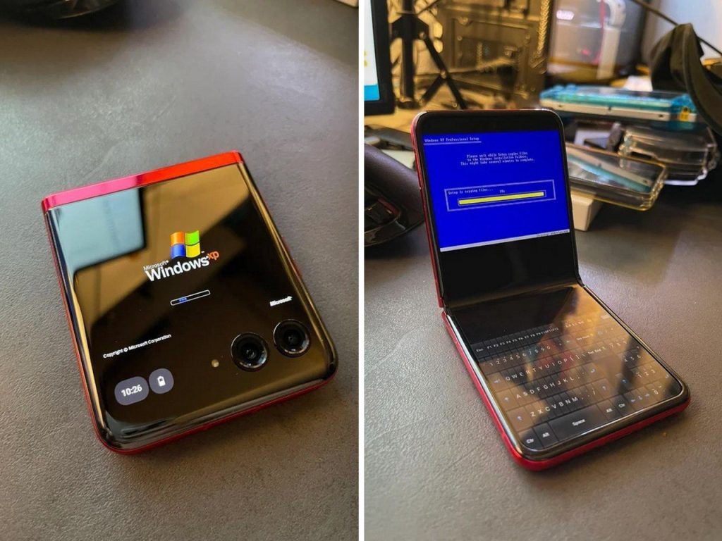 Découvrez le Moto Razr 40 Ultra : le Crossover Tech Inattendu qui Transforme Windows XP !