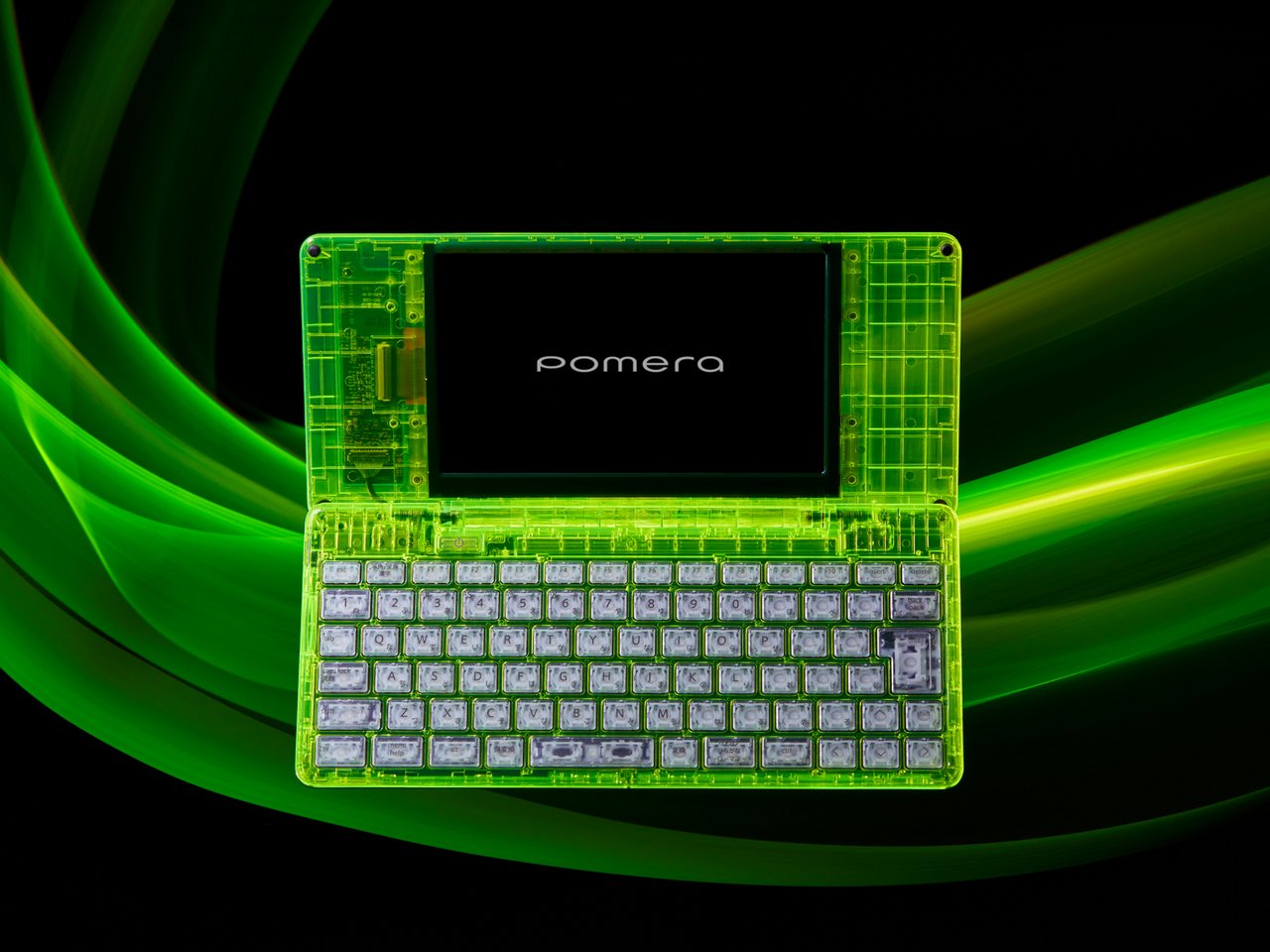 Decouvrez le Pomera DM250 Loutil Cyberpunk Transparent qui Inspire - plare.