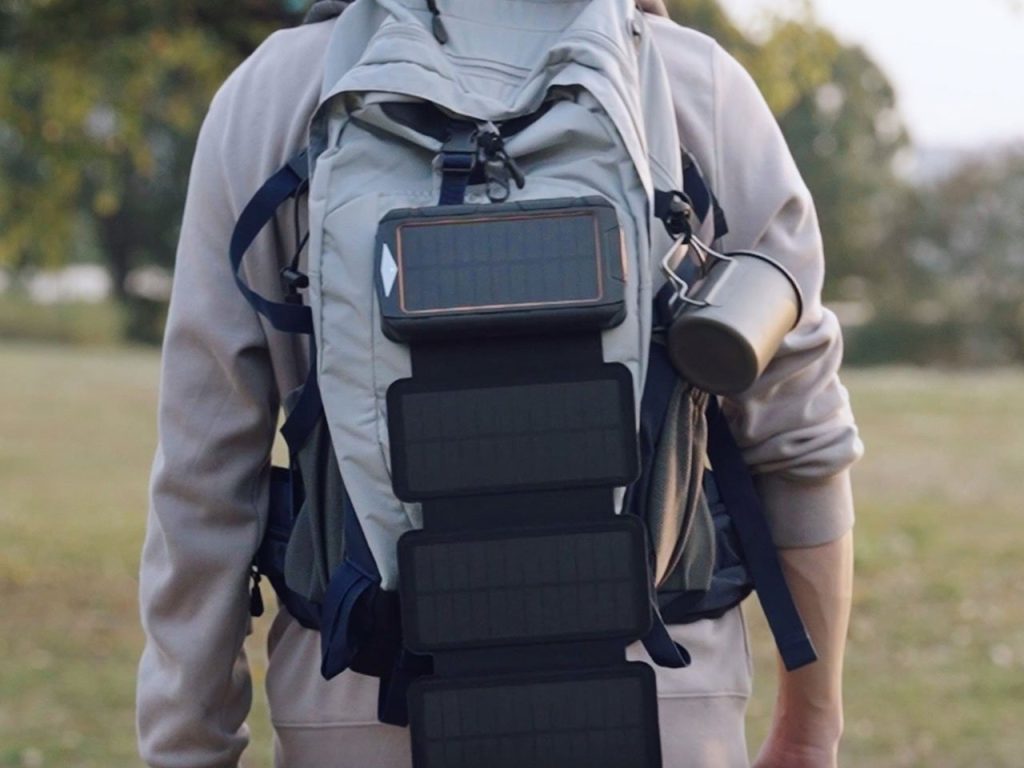 Découvrez le power bank ultime : 6 panneaux solaires pour une autonomie illimitée!