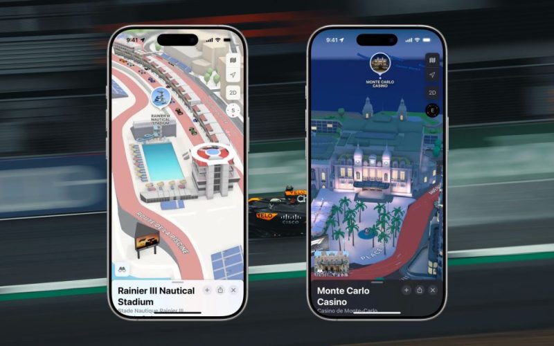 Explore the F1 Monaco Grand Prix circuit in 3D with latest Apple Maps update - plare.