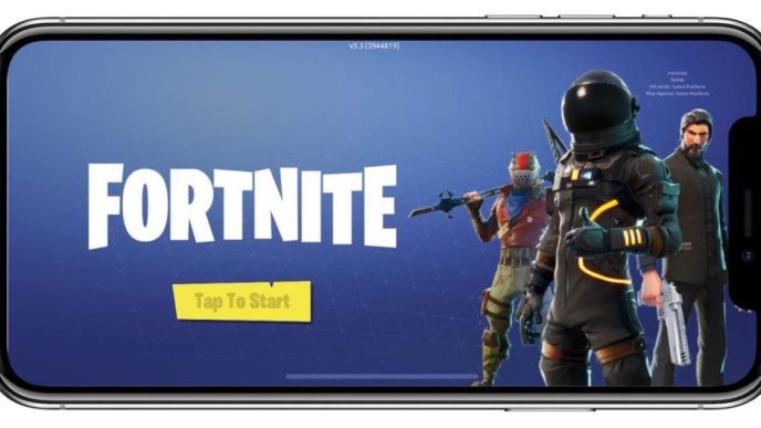 Fortnite on iPhone - plare.