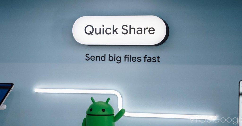 Google améliore Quick Share sur Android avec l'option d'utiliser les données mobiles