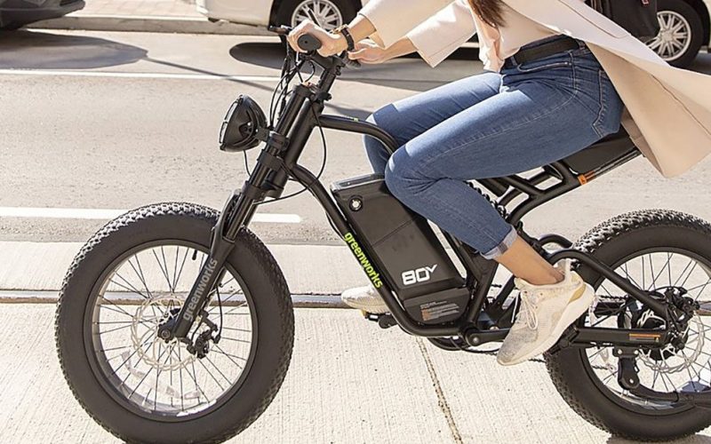 Greenworks 80V 20 inch Venture Fat Tire Utility e bike - plare.