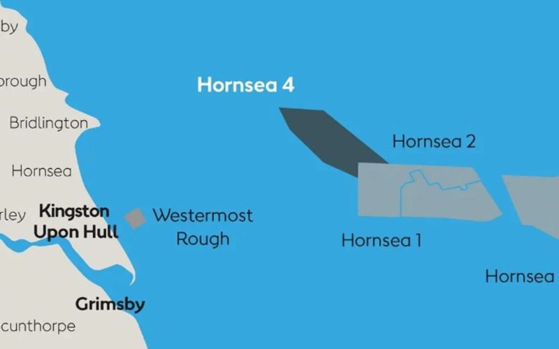 Hornsea Four Orsted - plare.