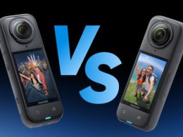 L'Insta360 X5 améliore l'expérience de la X4 avec des capteurs plus grands, une meilleure performance en basse lumière et des fonctionnalités avancées. Elle offre une vidéo 360° en 8K à 30 fps, une autonomie accrue de 185 minutes et une étanchéité jusqu'à 15 mètres.  Son prix de départ est de 549,99 $ (environ 500 €).