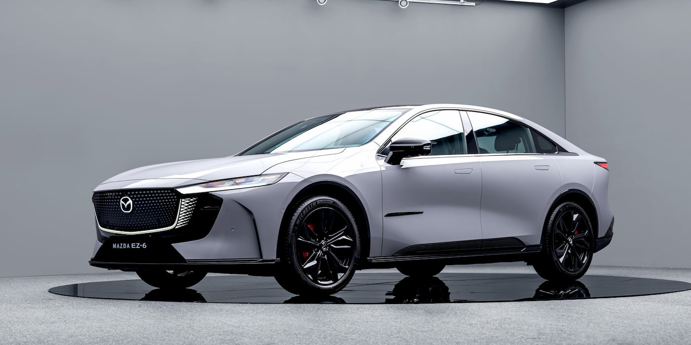 Mazda dévoile sa nouvelle édition sportive EZ-6, son véhicule électrique à 18 000 € - plare. Mazda-sporty-EZ-6-EV