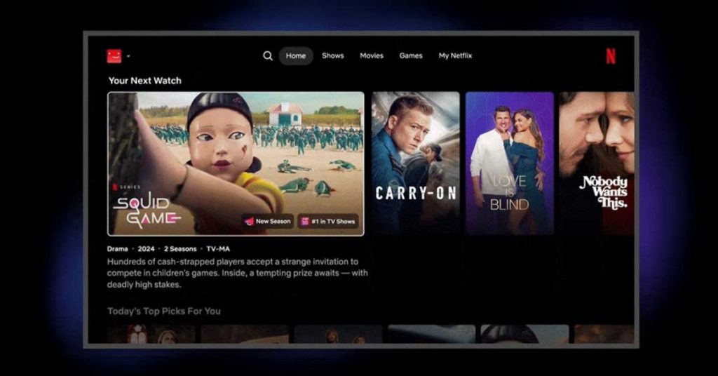 Netflix transforme son interface sur Google TV pour s’adapter à vos états d’âme Netflix transforme son interface sur Google TV pour s'adapter à vos états d'âme