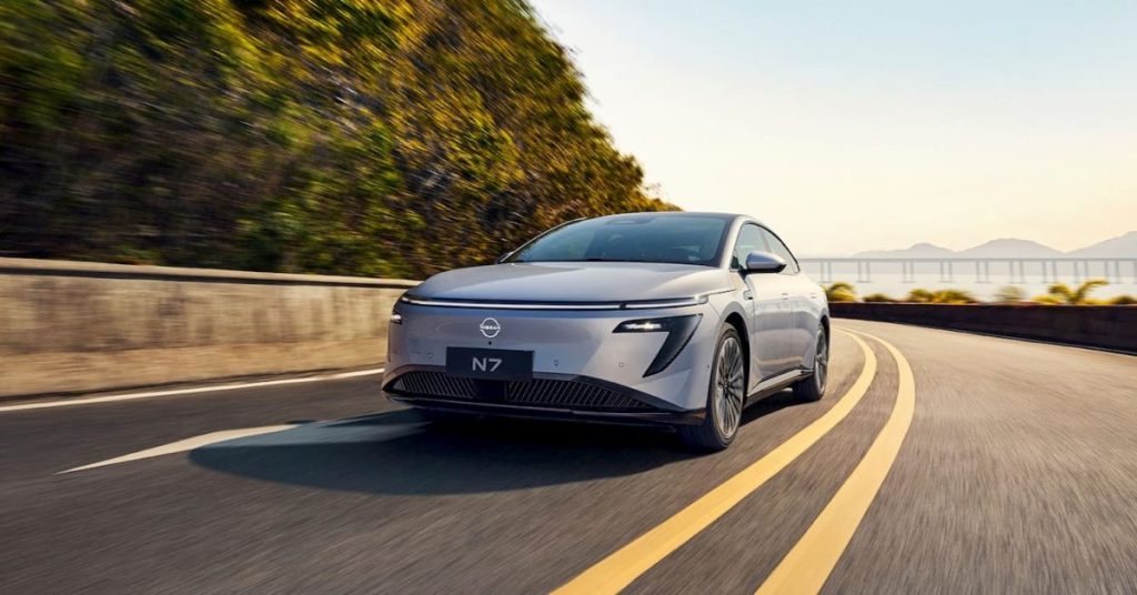 Nissan N7 ev bat des records en chine avec plus de 10 000 commandes explosives