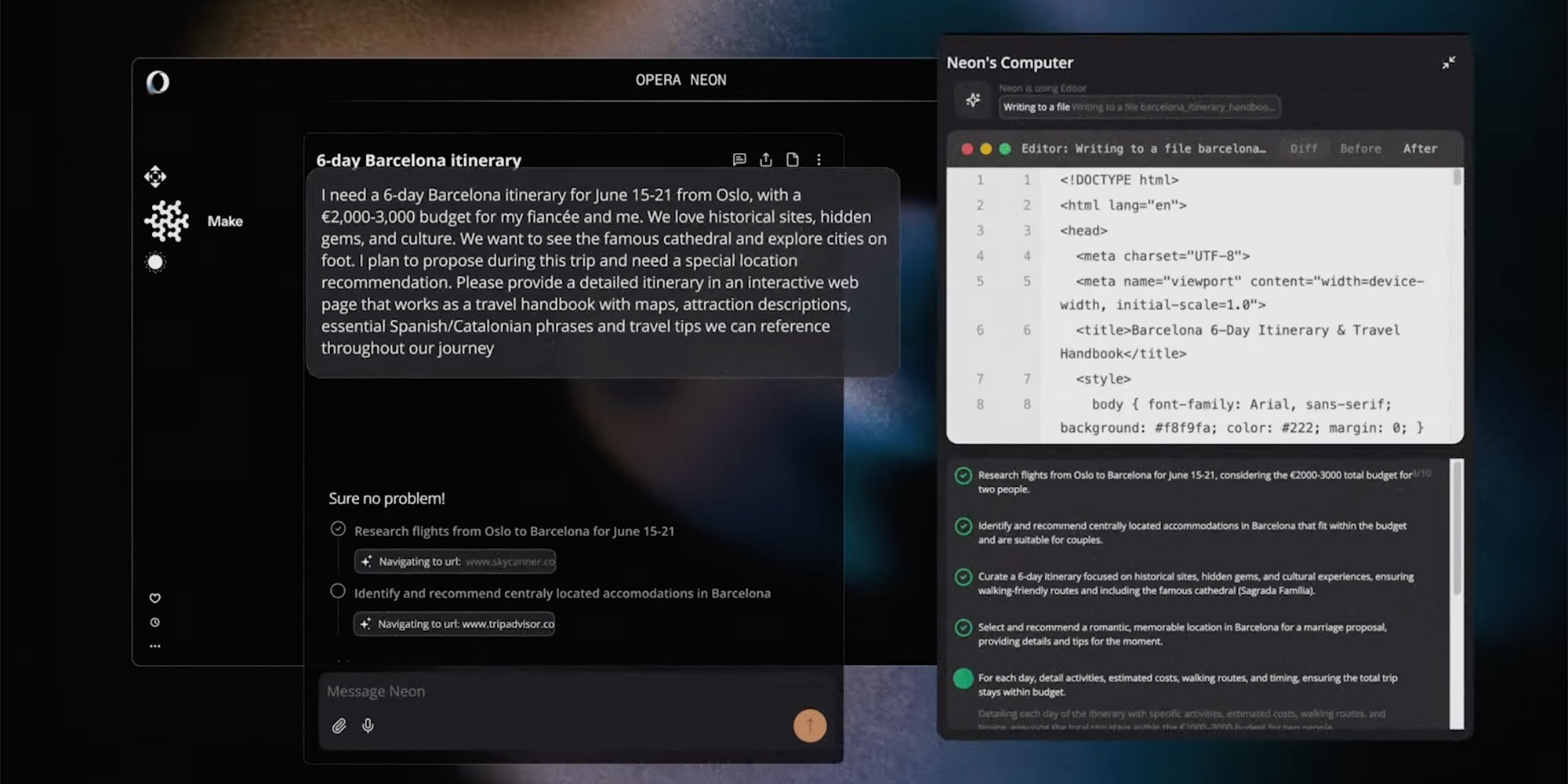Opera dévoile Neon : un navigateur IA par abonnement pour une navigation intelligente et personnalisée. - plare. Opera devoile Neon un navigateur IA par abonnement pour - plare.