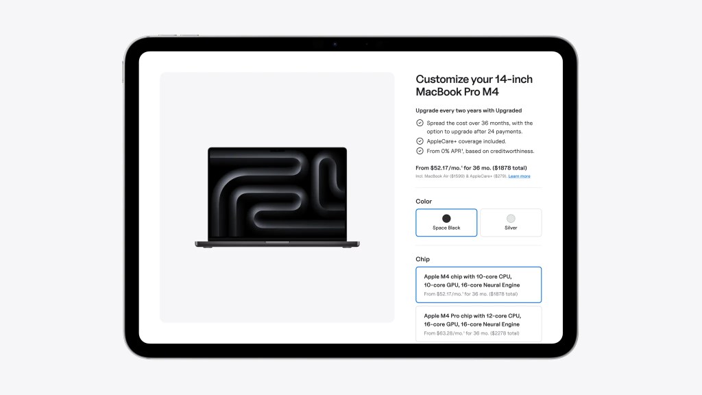 Profitez du programme de mise à niveau MacBook à partir de 28,29 € par mois - plare. Personnalisation du MacBook Pro