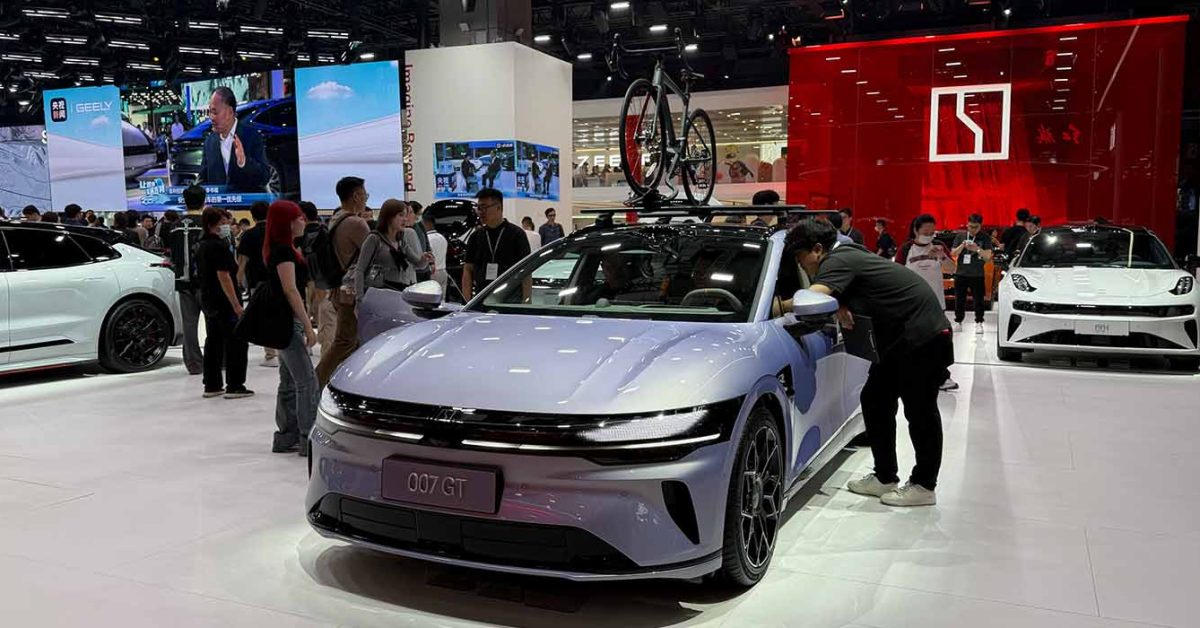 Shanghai Auto Show ZEEKR 007 gT - plare.