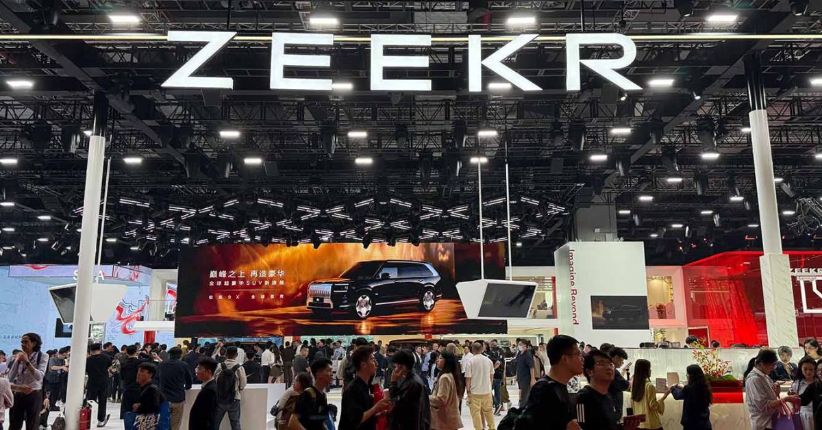 Shanghai Auto Show ZEEKR - plare.