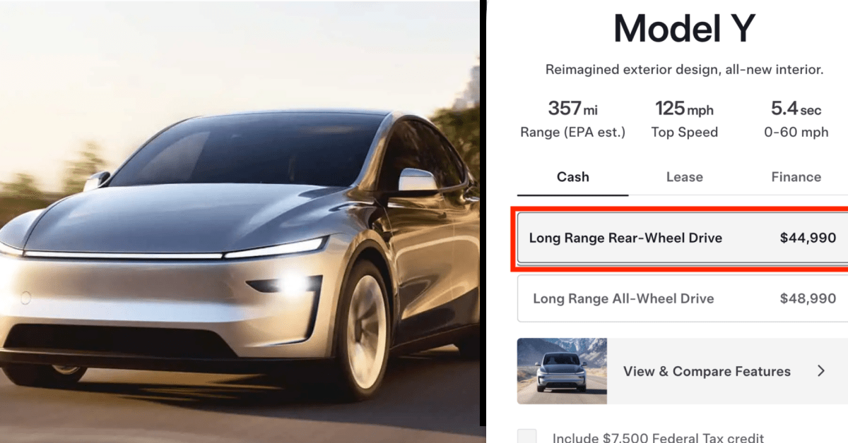 Tesla Model Y RWD US price hero - plare.