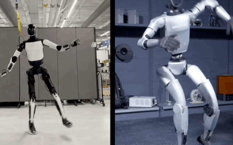 Tesla Optimus vs Unitree G1 - plare.