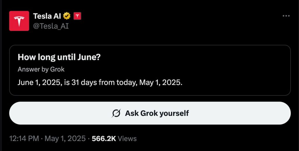 Tesla revele un indice majeur sur la date de lancement - plare.