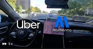 Uber robotaxi Momenta - plare.