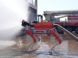 Unitree B2 Firefighting Robot 2 - plare.