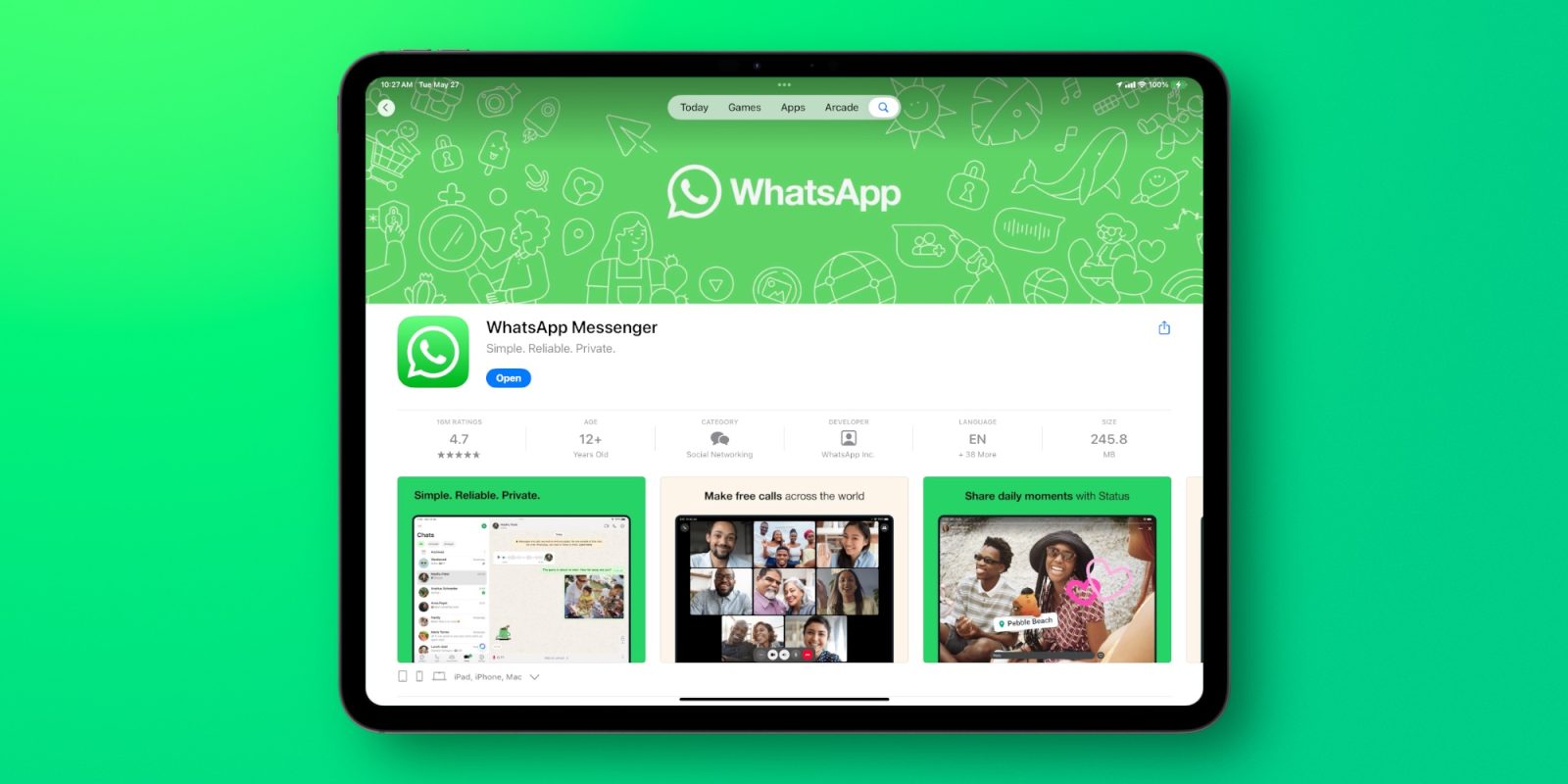 WhatsApp lance sa nouvelle application officielle pour iPad sur l'App Store - plare. WhatsApp iPad