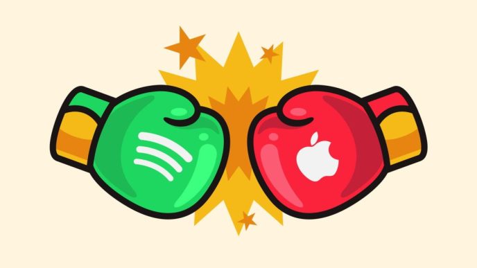 apple music vs spotify - plare.