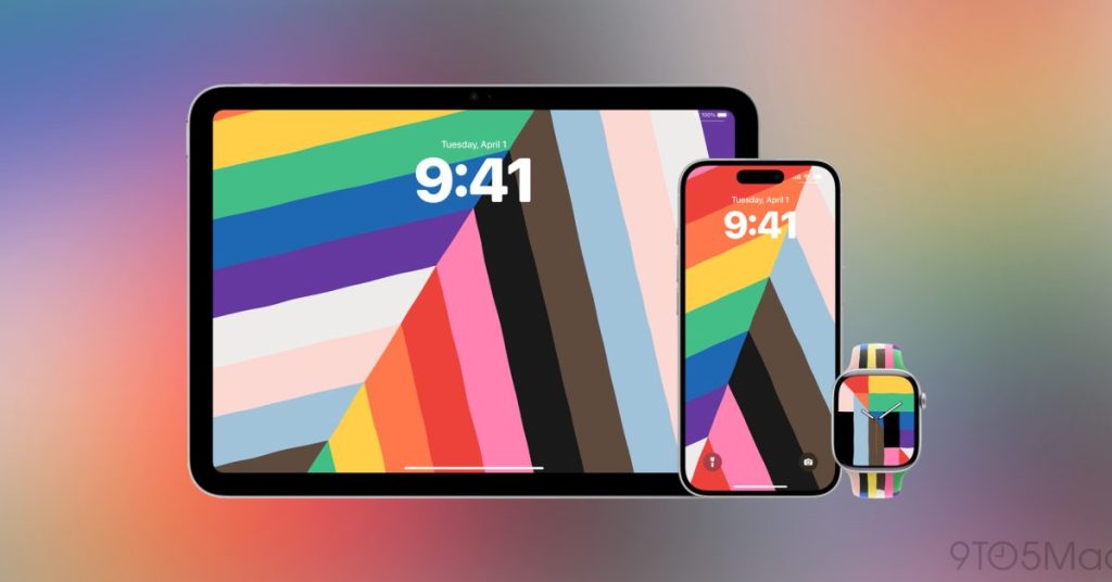 Apple dévoile la nouvelle bande, le cadran et le fond d’écran Pride pour Apple Watch 2025