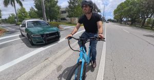 cop car cyclist header - plare.