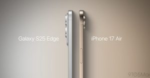galaxy s25 edge vs iphone 17 air - plare.