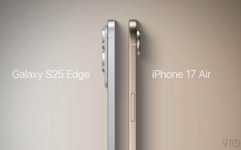 galaxy s25 edge vs iphone 17 air - plare.