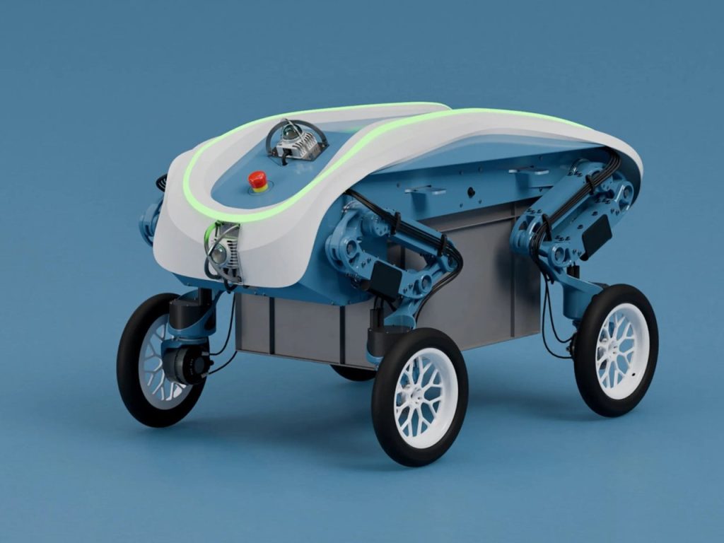 Découvrez comment ce robot peut marcher et rouler directement jusqu’à votre porte !