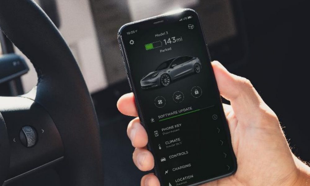 tesla app - plare.