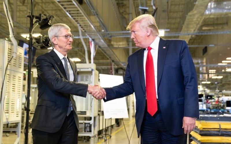 tim cook trump - plare.