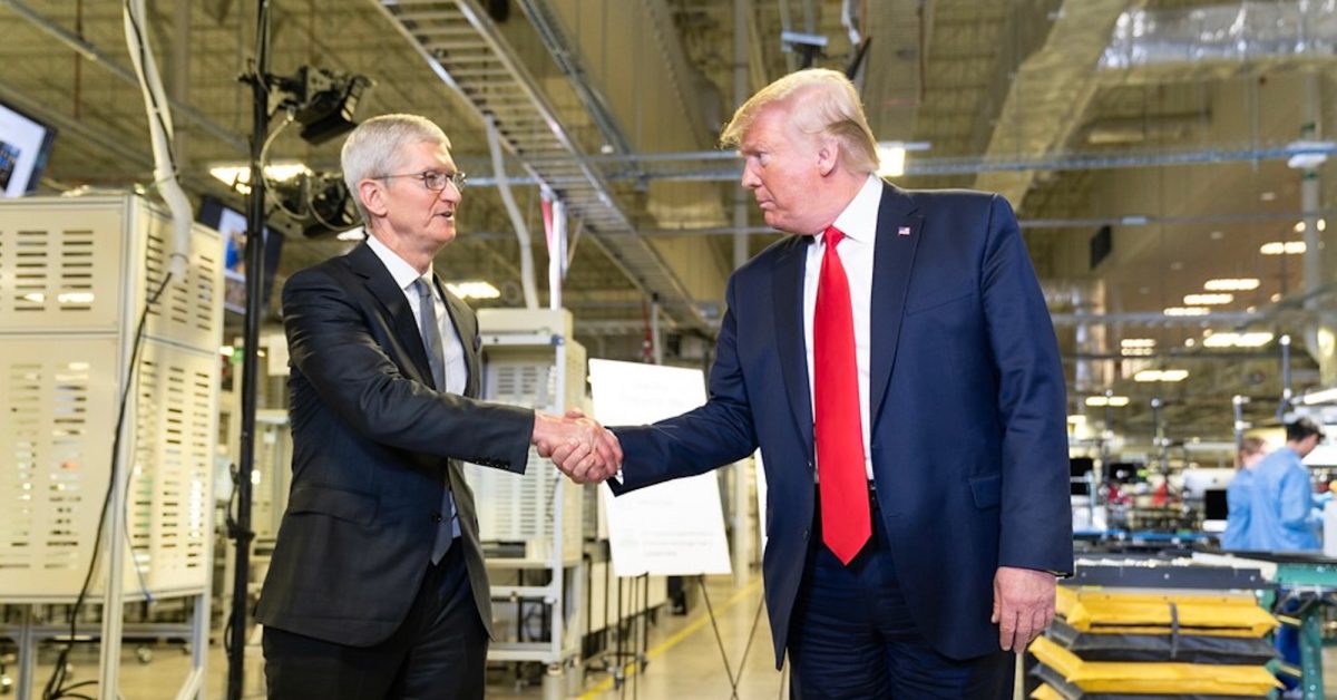 tim cook trump - plare.