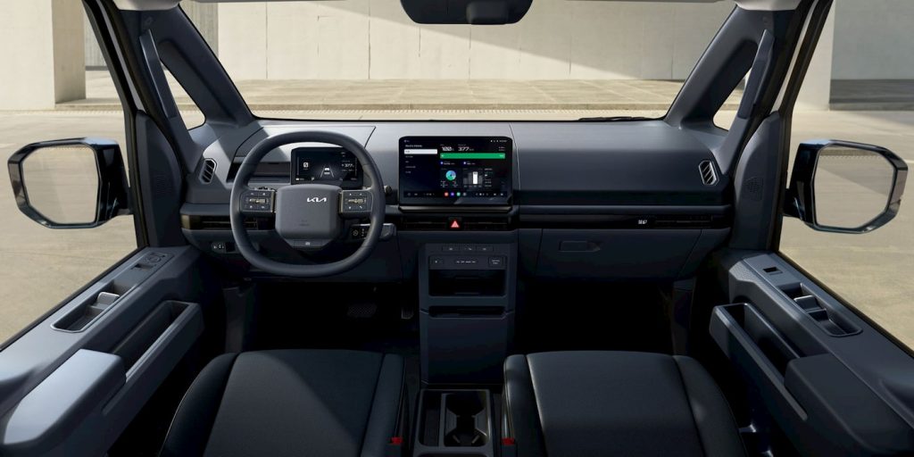 Kia PV5 lance le logiciel Hyundai 'Pleos' et ouvre les commandes en Corée - plare. Kia-PV5-orders-Korea-interior