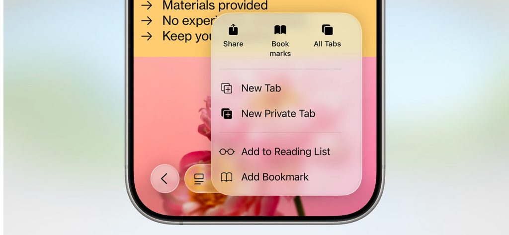 Safari reçoit un nouveau design en interface Liquid Glass pour iOS 26 : les améliorations à ne pas manquer - plare. 1749506747 148 Safari recoit un nouveau design en interface Liquid Glass pour - plare.