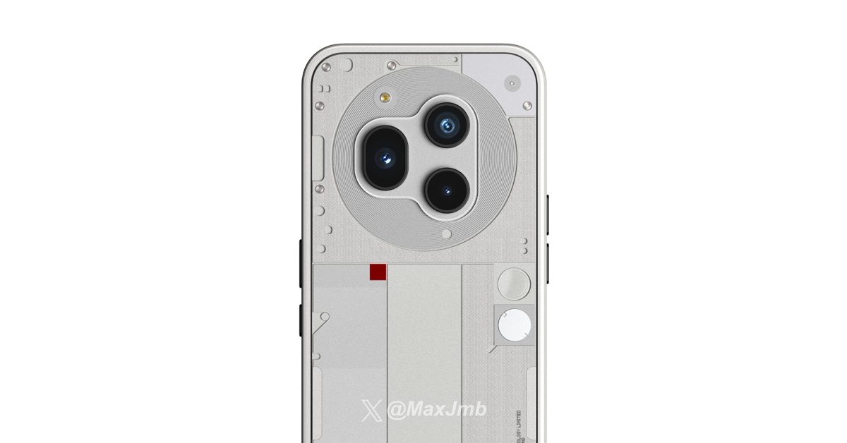 Nouveaux rendus du nothing phone (3) : trois caméras et un design épuré sans lumières lanternes