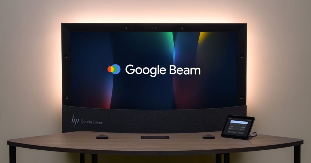 Le premier appareil Google Beam est le HP Dimension, au prix de 21 249,15 €.