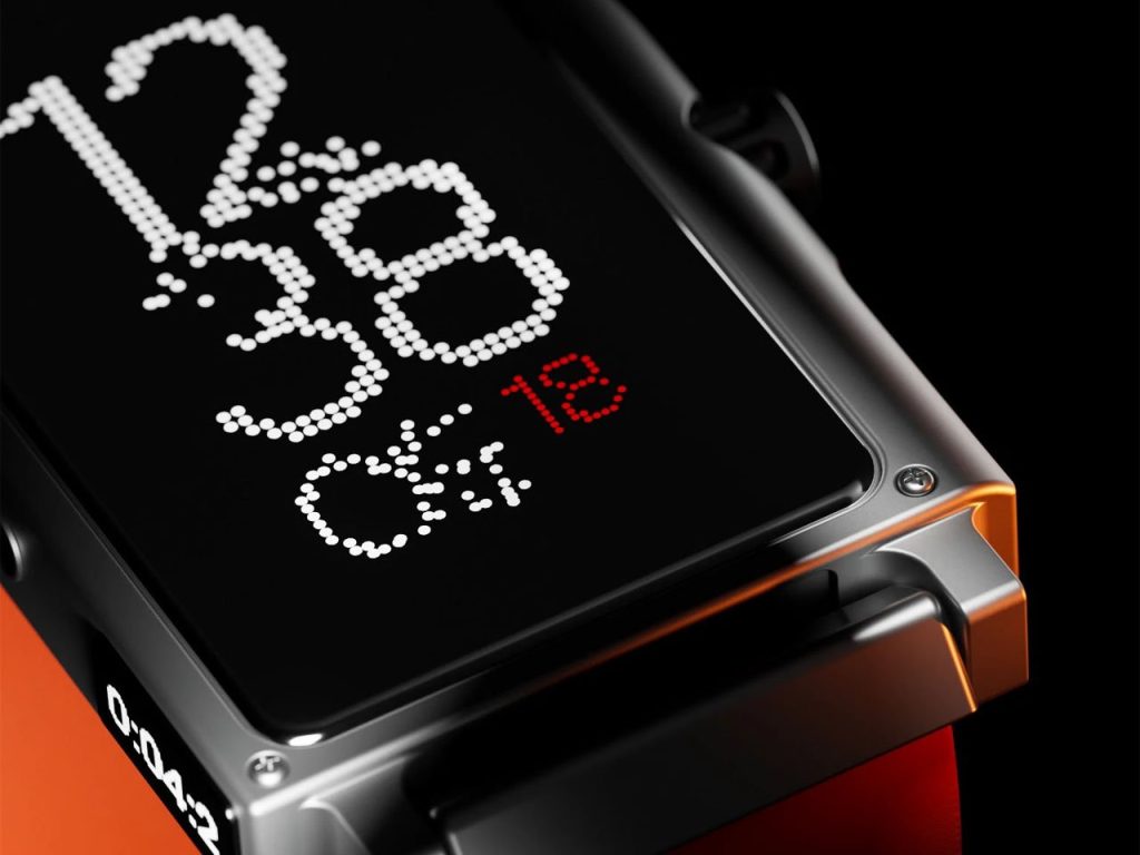 Découvrez la montre connectée rétro-futuriste : robuste et ultra-précise pour les aventuriers modernes !