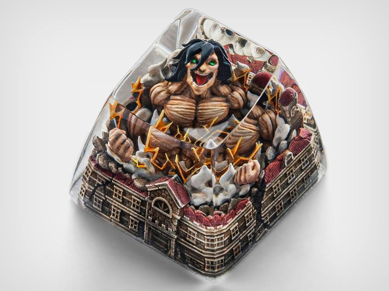 1750106400 19 Decouvrez les Keycaps Attack on Titan Peints a la Main - plare.