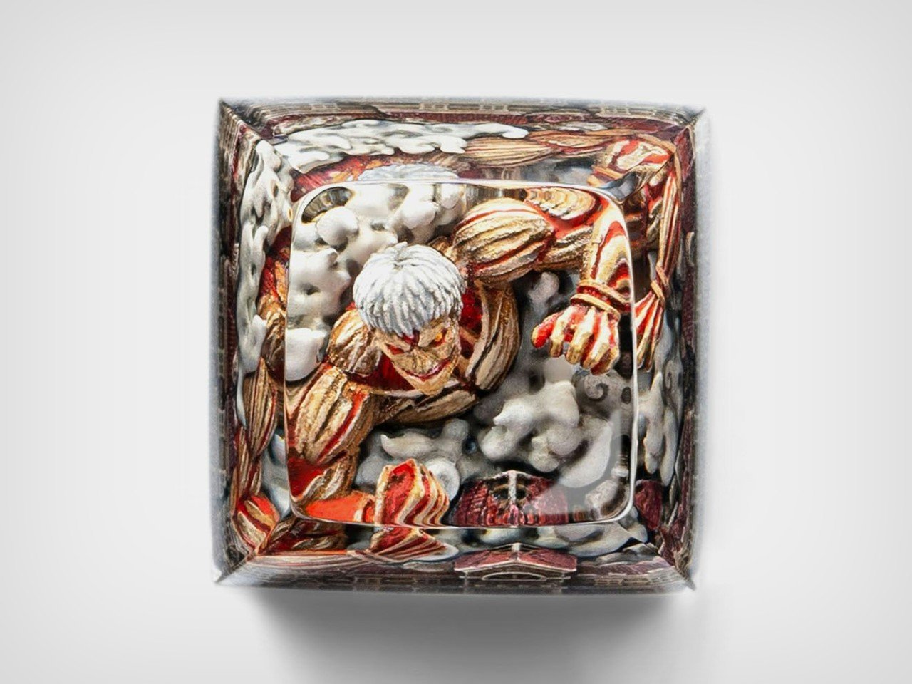 1750106401 254 Decouvrez les Keycaps Attack on Titan Peints a la Main - plare.