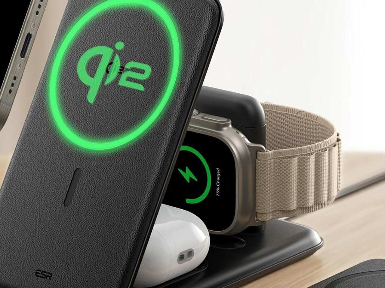 Qi2 3-en-1 Wireless Charging Set