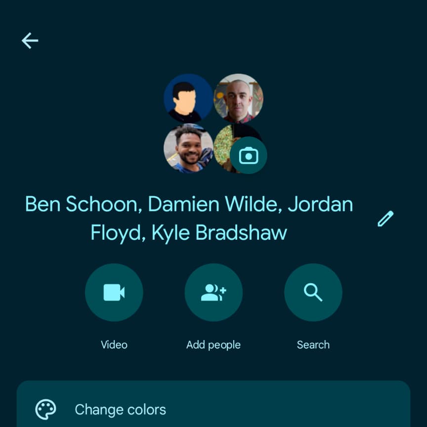 Icônes de Chat de Groupe Personnalisées