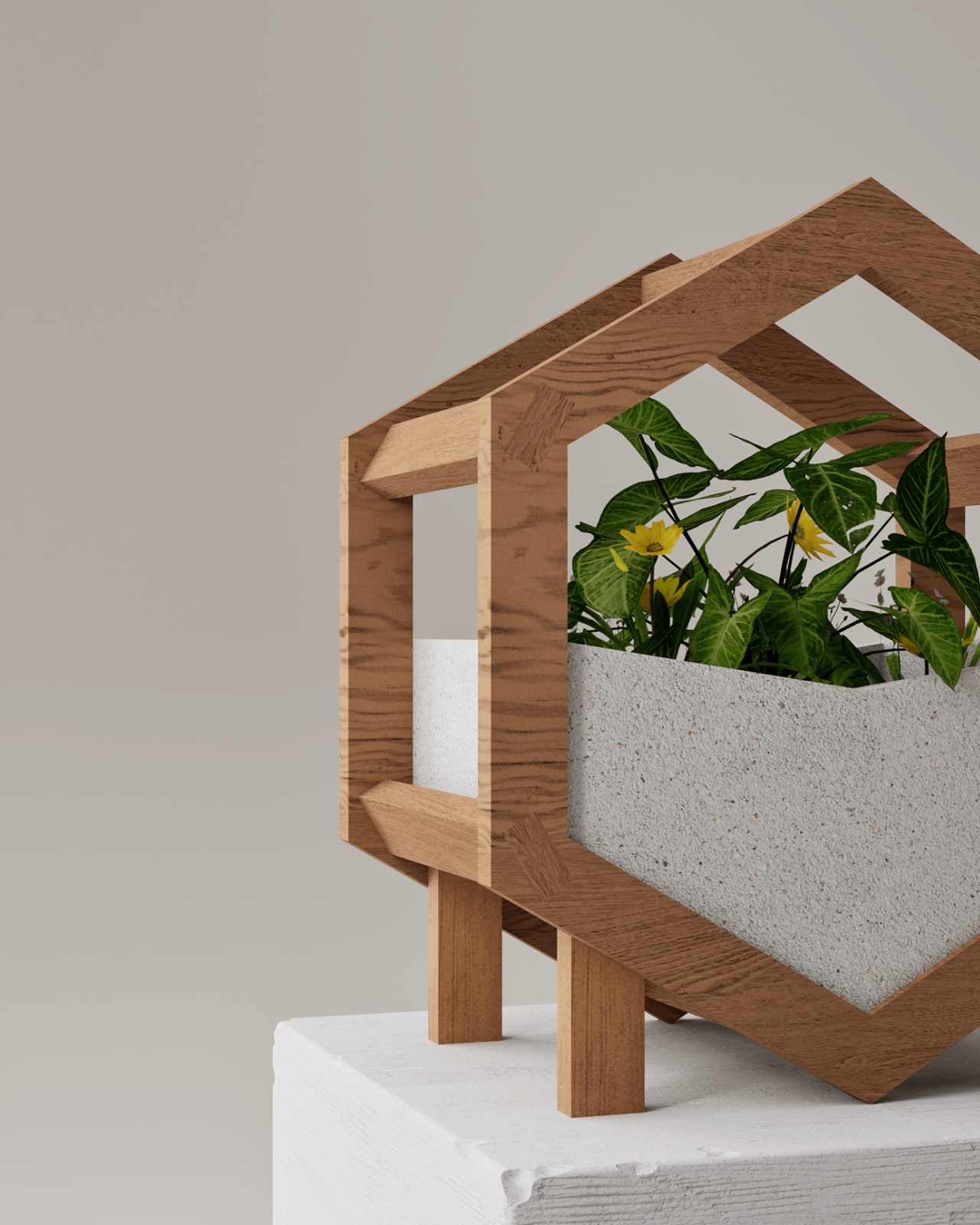 Détails du Pot Shelter