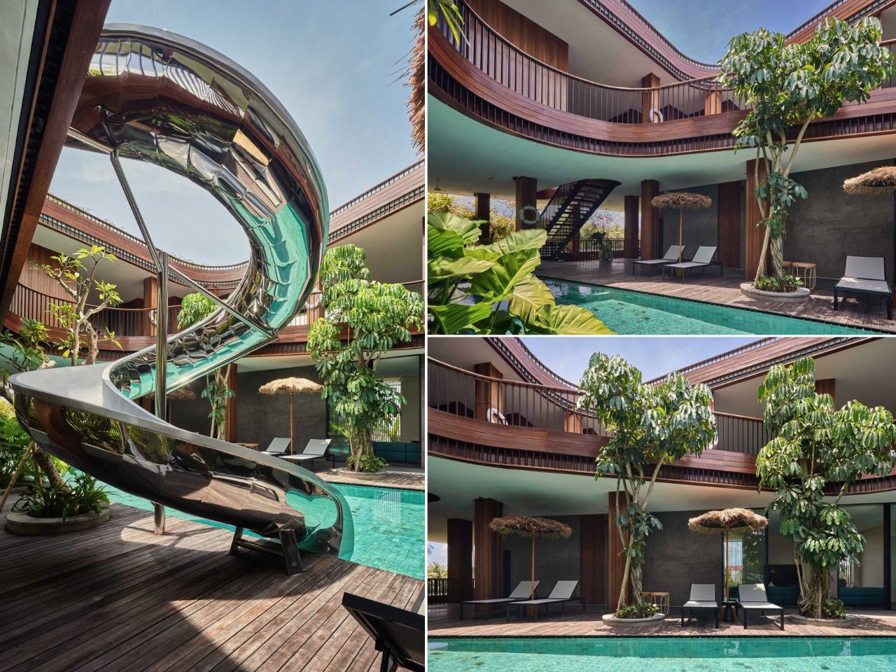 1750636889 618 Decouvrez la Maison Moderne Tropicale a Bali Toboggan Espace - plare.