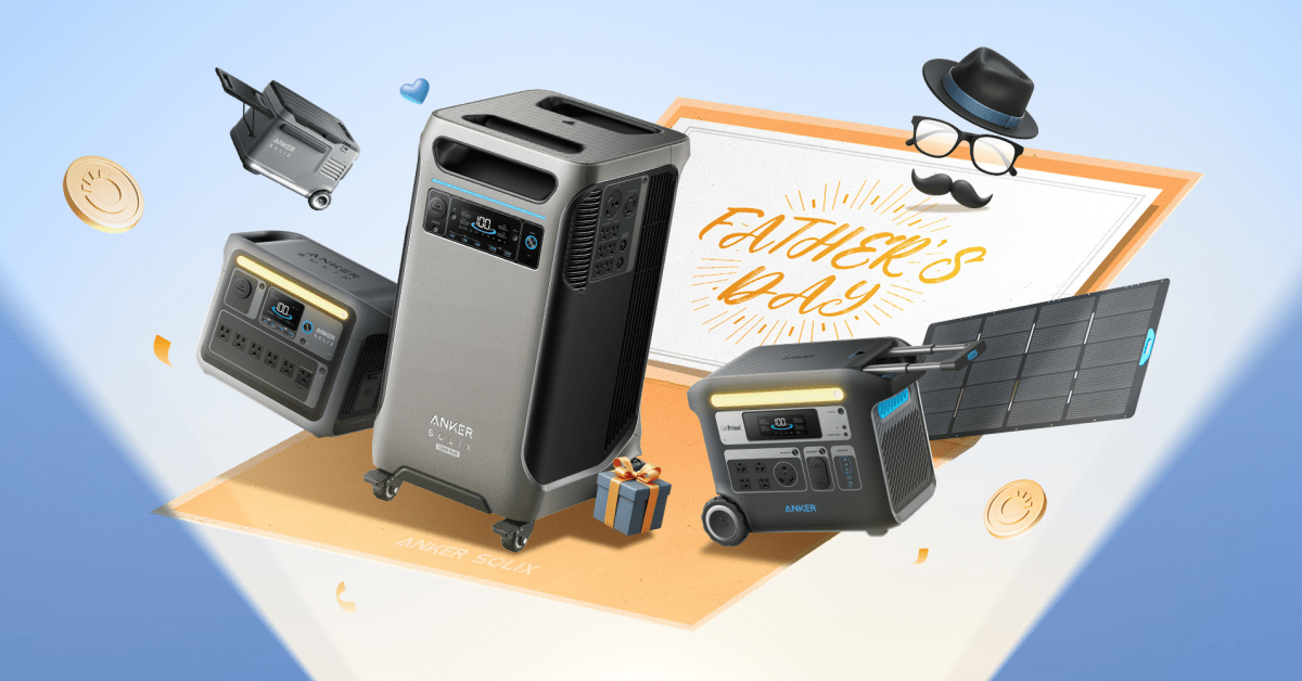 Anker SOLIX Fathers Day Sale FI - plare.