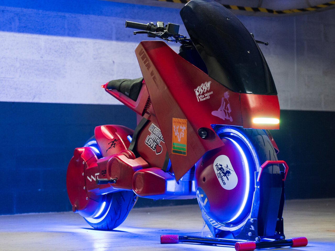 DAB Motors and Vita Veloce Team 3D printed motorcycle 7 - plare.