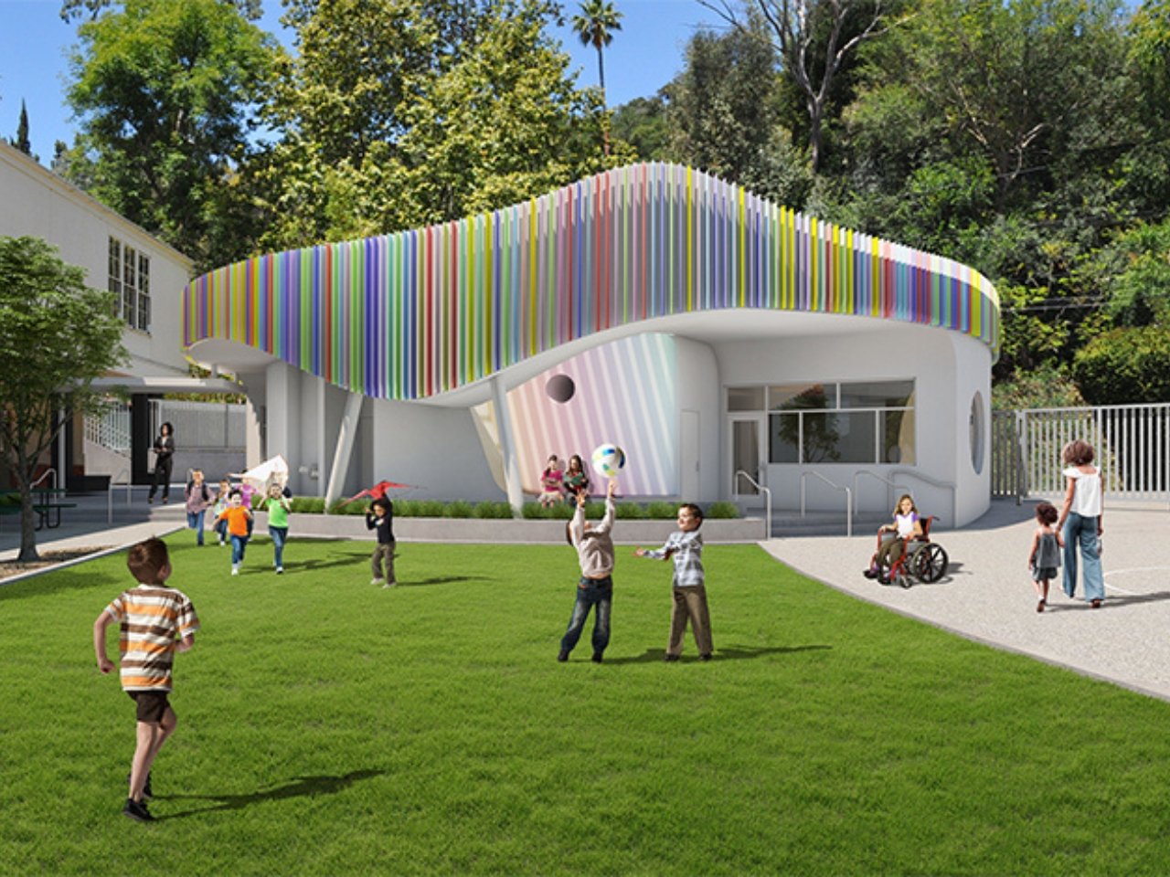 Decouvrez comment LA School allie design ludique et innovation durable - plare.