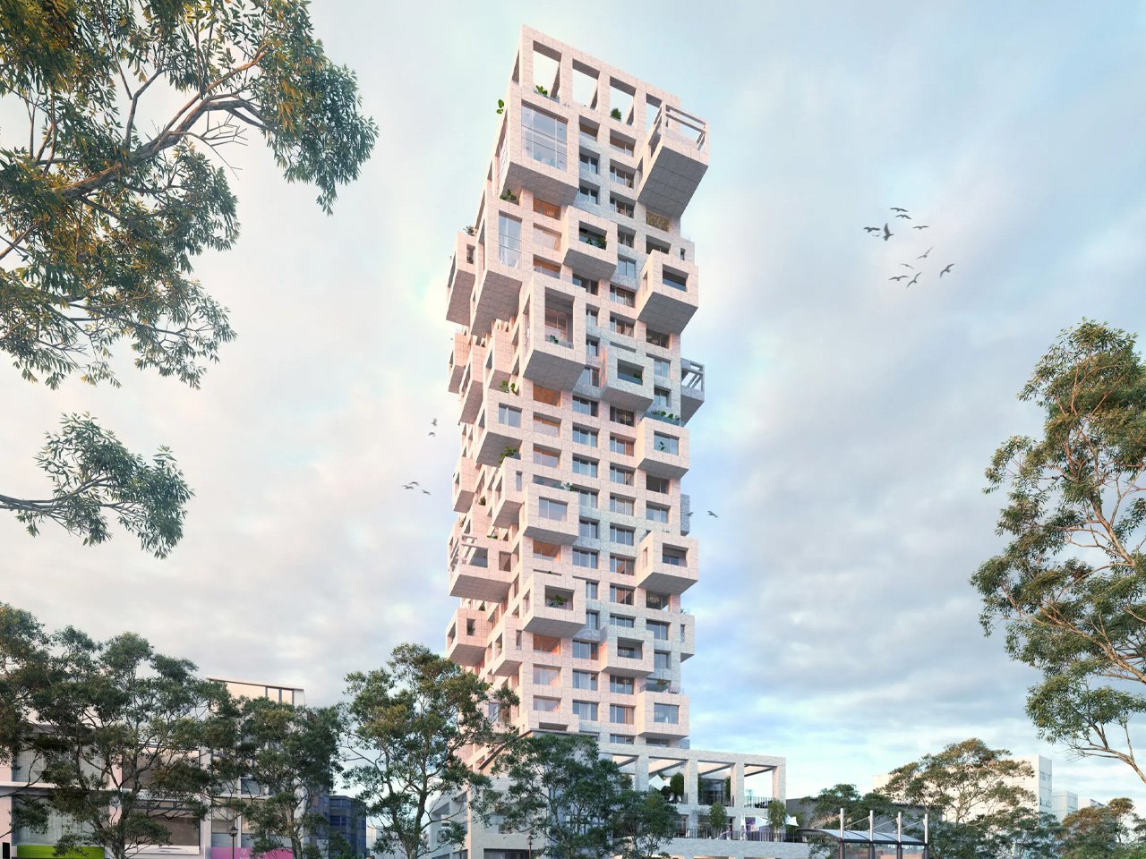 Decouvrez la Tour Cantileveree Innovante Plans de Sol Uniques - plare.