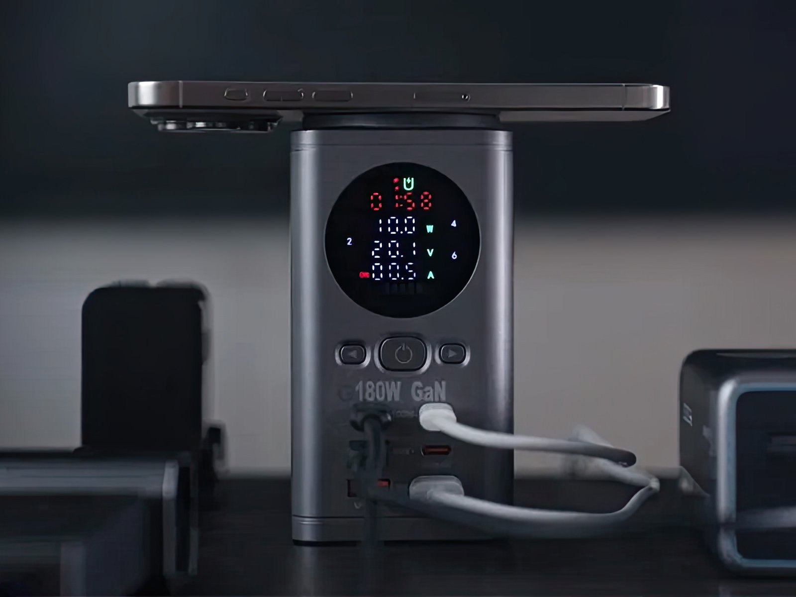 Decouvrez le Chargeur 180W GaN Chargez 7 Appareils Simultanement - plare.
