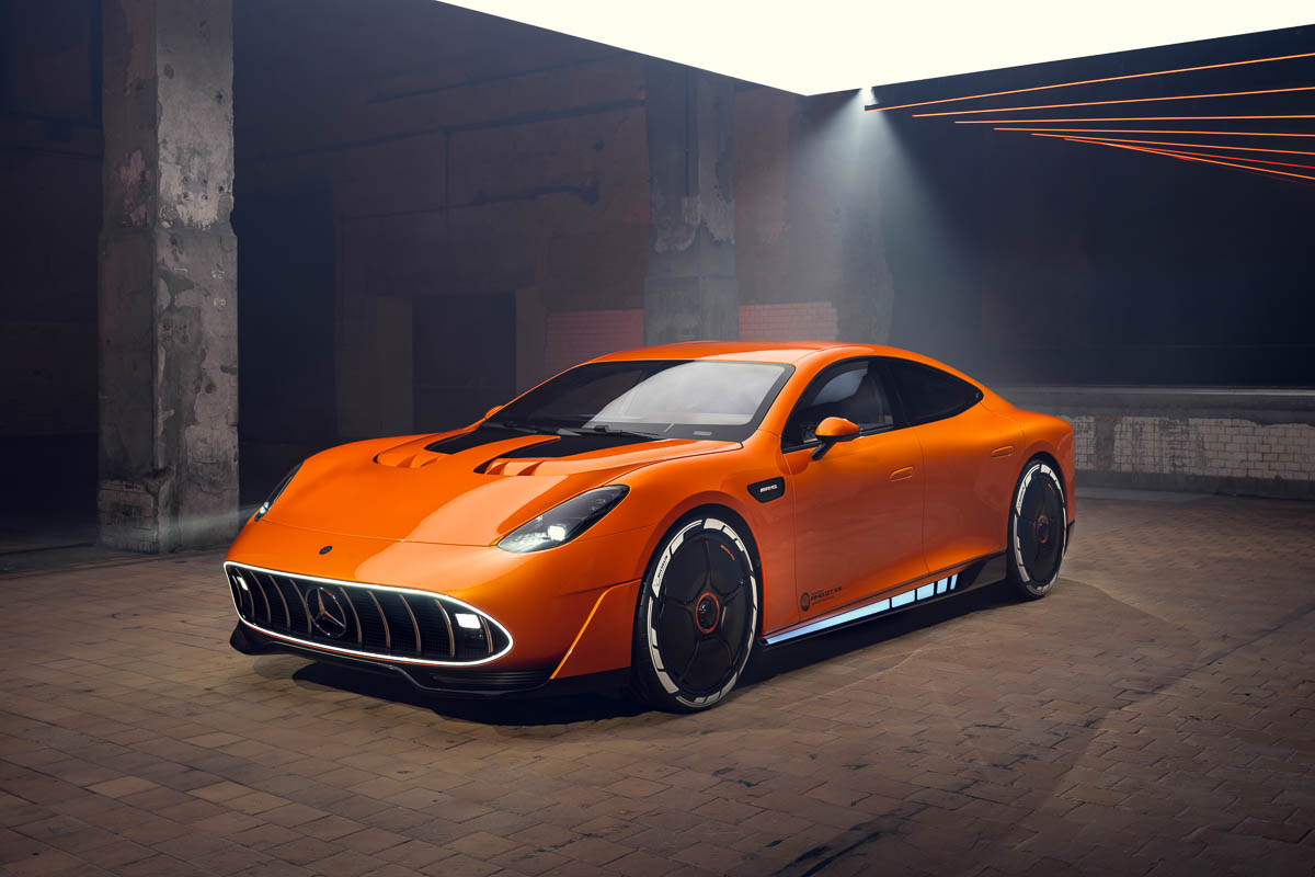 Decouvrez le Mercedes AMG GT XX Concept La Revolution Electrique - plare.