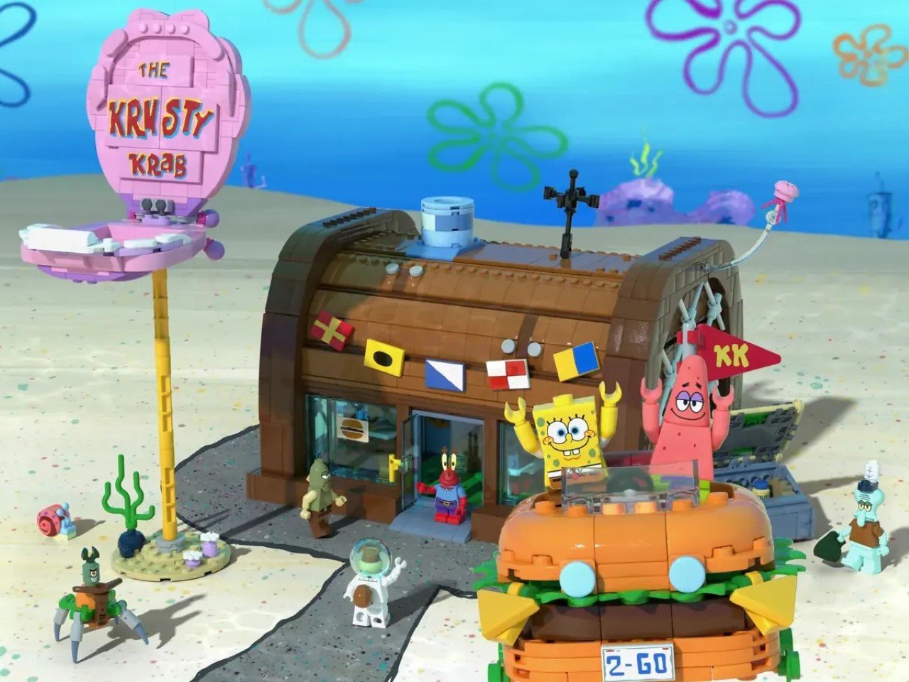 Decouvrez le Set LEGO SpongeBob Krusty Krab Le Reve - plare.