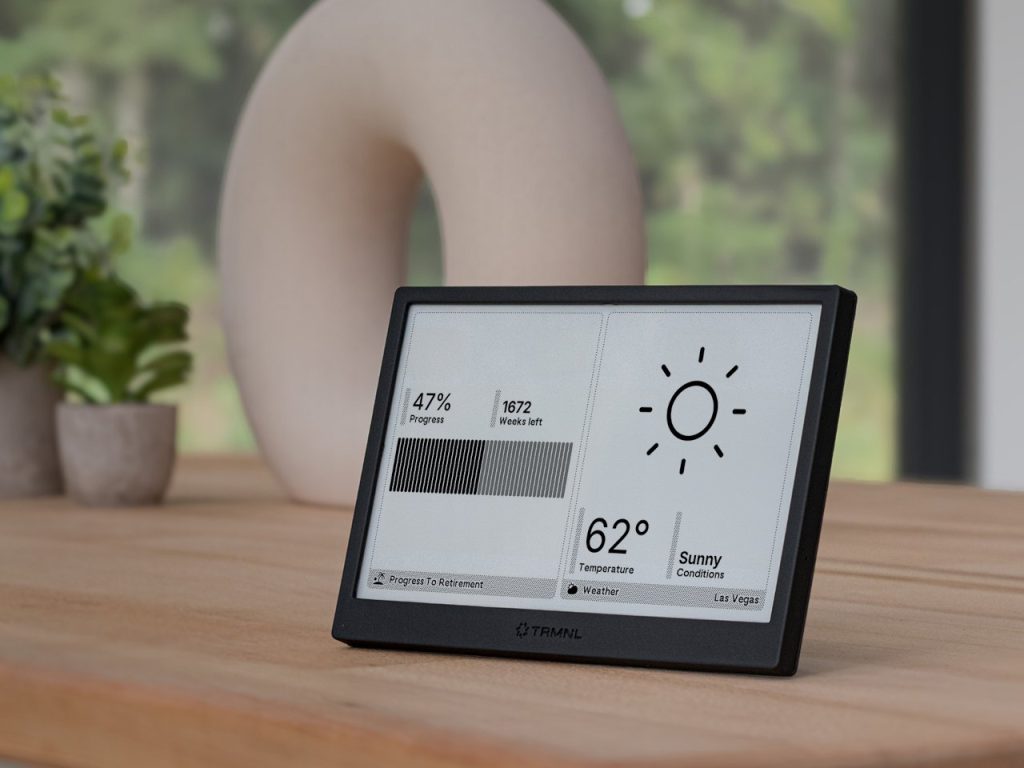 Développez Votre Concentration et Clarté Instantanément Grâce au TRMNL E Ink Smart Display !